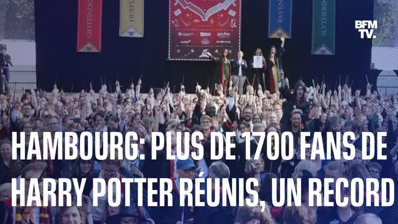 Hambourg: plus de 1700 fans de Harry Potter déguisés réunis au même endroit, un nouveau record du monde