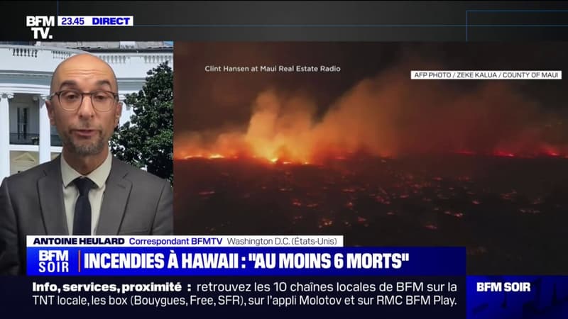 Hawaï: au moins 6 morts dans les incendies qui ravagent l’archipel