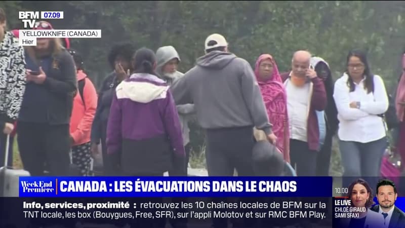 Incendies au Canada: des milliers d’habitants évacuent la ville de Yellowknife