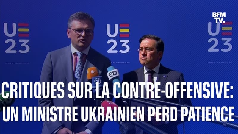 “Je conseille aux personnes qui critiquent la contre-offensive de la fermer”: le ministre des Affaires Étrangères ukrainien perd patience
