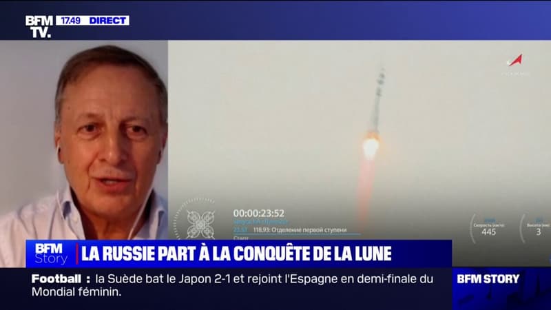 Lancement d’une sonde lunaire russe: “La Lune nous intéresse comme terrain d’entrainement pour les futurs voyages vers Mars”, explique l’ancien astronaute Michel Tognini
