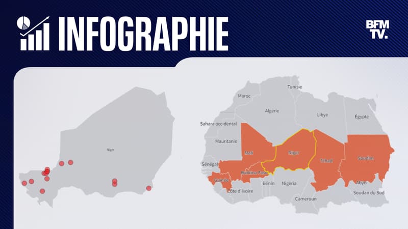 CARTES. Instabilité au Sahel, pauvreté, terrorisme, uranium… Comment expliquer la crise au Niger