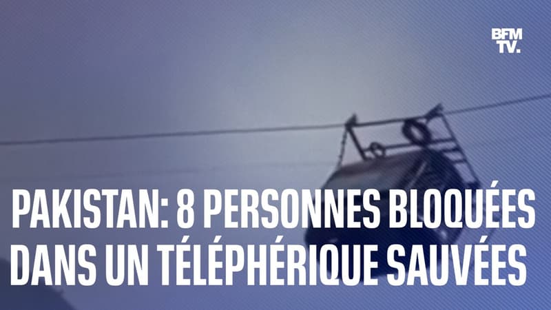 Pakistan: huit personnes bloquées dans un téléphérique ont été sauvées