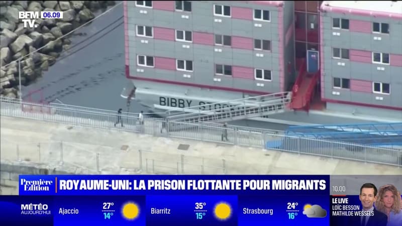 Royaume-Uni: les premiers demandeurs d’asile se sont installés à bord du Bibby Stockholm, des associations dénoncent une “prison flottante”