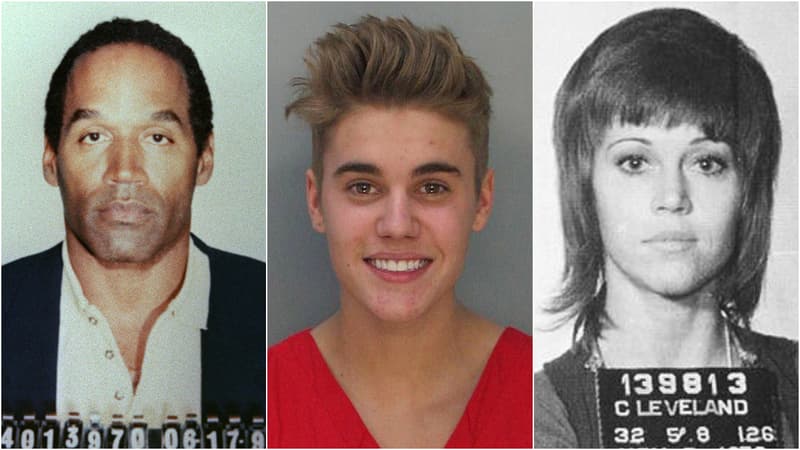 Bill Gates, Justin Bieber, O.J. Simpson: les “mugshots” célèbres de l’histoire américaine