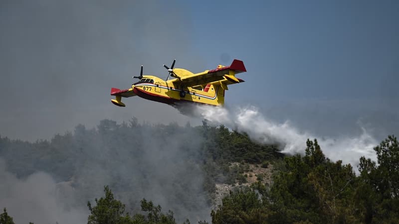 Incendies en Grèce : les zones brûlées “vont dépasser” les 150.000 hectares
