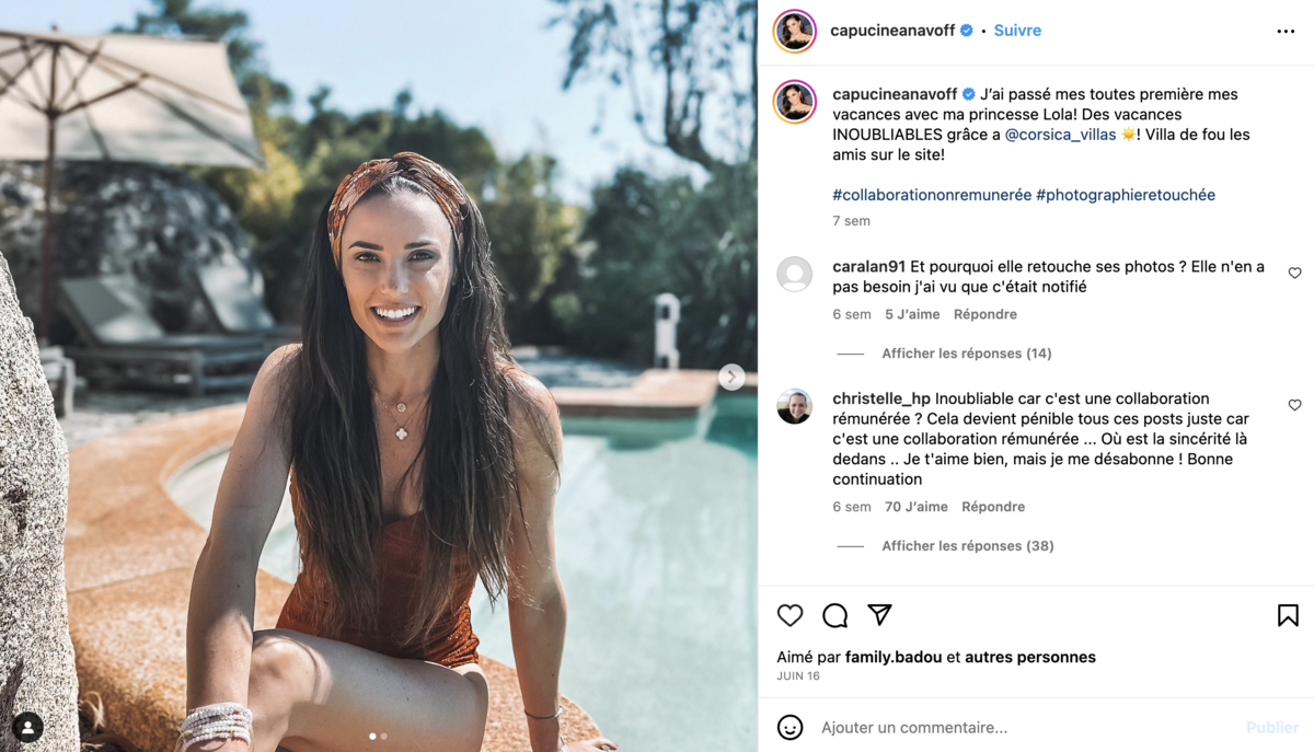Capucine Anav se dévoile en maillot de bain après son accouchement : son « corps d’enfant » la complexe