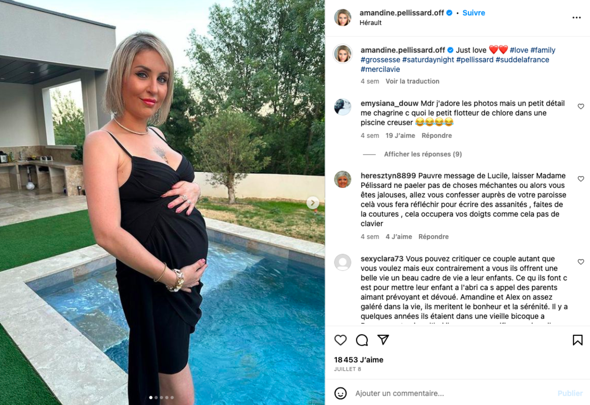 Amandine Pellissard a accouché à 6 mois de grossesse : elle dévoile le prénom et le poids de son neuvième enfant