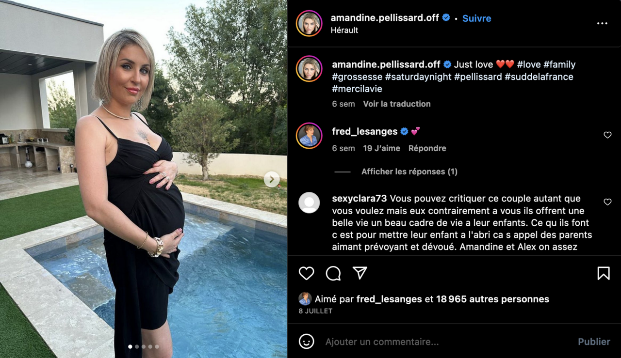 Amandine Pellissard maman d’une grande prématurée : elle partage de touchantes photos et deux grandes nouvelles