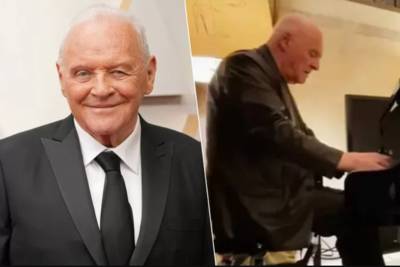 Anthony Hopkins offre un concert improvisé au personnel d’un hôtel