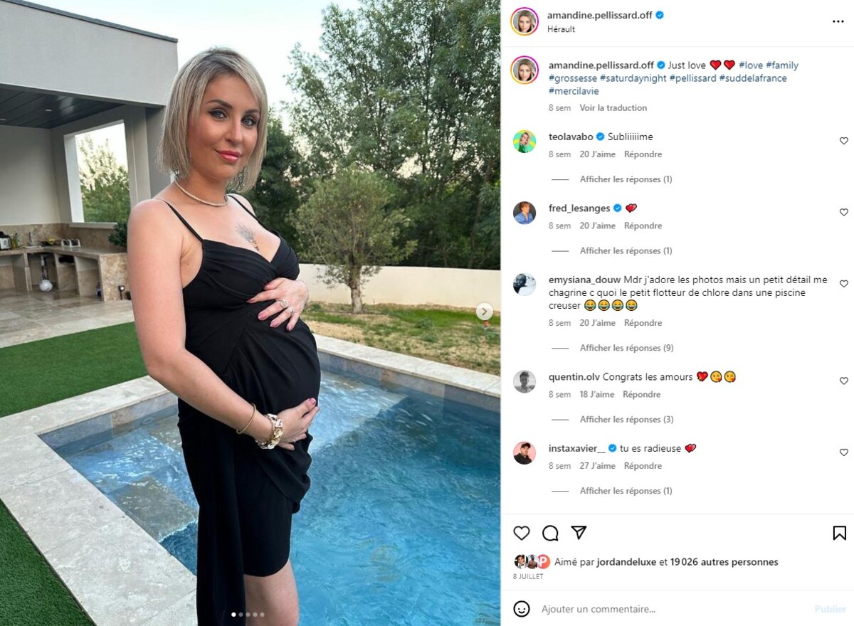 “Soudain et dur” : en dépression post-partum, Amandine Pellissard fait de terribles confidences