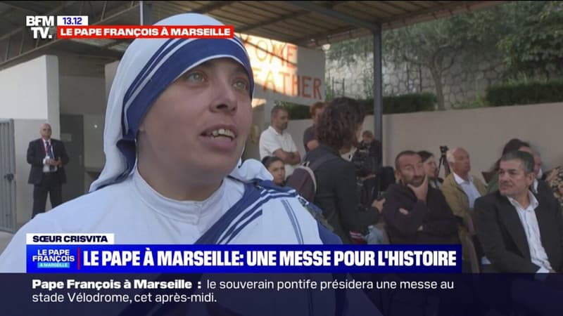 “C’est l’amour du père qui vient voir ses enfants, c’est la chose la plus importante pour nous”: ces fidèles ont pu rencontrer le pape François ce matin à Marseille