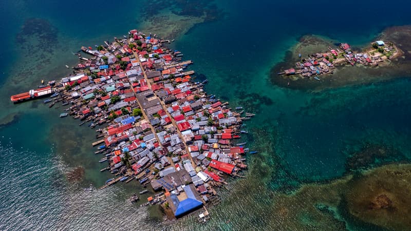 Panama: face à la montée du niveau de la mer, des indigènes abandonnent leur îlot des Caraïbes