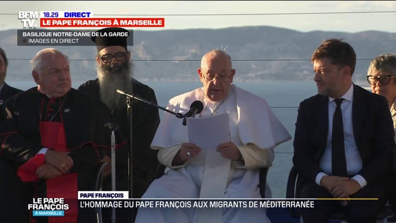 “Cette mer magnifique est devenue un immense cimetière”: Le pape François évoque les migrants morts en Méditerranée
