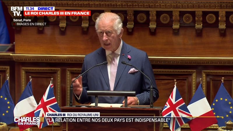 Charles III: “Je m’engage à faire tout ce qui est dans mon pouvoir pour renforcer la relation indispensable entre le Royaume-Uni et la France”