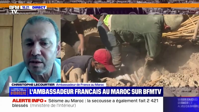 Christophe Lecourtier, ambassadeur de France au Maroc: “Le premier Français décédé a eu une crise cardiaque au moment du tremblement de terre”