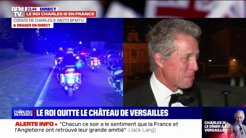 “Elle était charmante”: L’acteur britannique Hugh Grant évoque Brigitte Macron, sa voisine de table lors du dîner d’État en l’honneur de Charles III