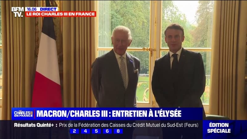 Emmanuel Macron et Charles III vont s’entretenir en tête-à-tête à l’Élysée