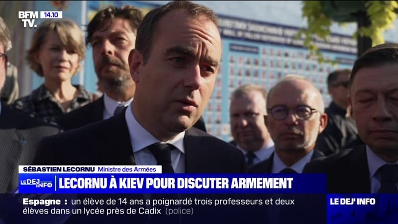 Guerre en Ukraine: le ministre des Armées Sébastien Lecornu est à Kiev pour “proposer des solutions innovantes à l’armée ukrainienne”