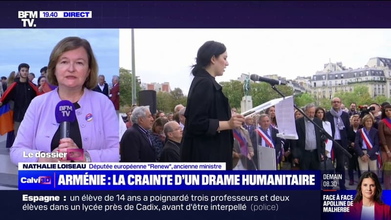 Haut-Karabakh: “On est en plein nettoyage ethnique”, pour Nathalie Loiseau (députée européenne “Renew”)