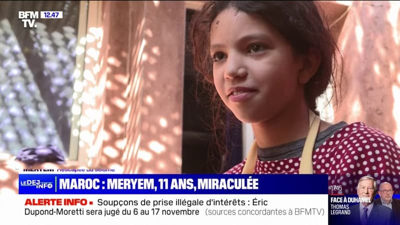 “J’ai une entorse”: Meryem, 11 ans, se confie après avoir survécu au séisme qui a touché le Maroc