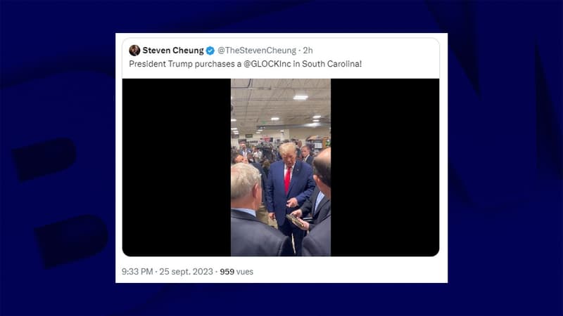 États-Unis: l’entourage de Donald Trump annonce qu’il achète une arme à feu, avant de se rétracter