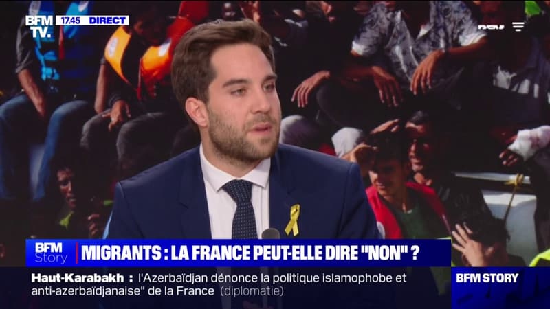 Lampedusa: “On est d’accord pour la solidarité avec l’Italie, mais la solidarité pour raccompagner ces migrants à leur port d’origine”, affirme Thomas Ménagé (RN)