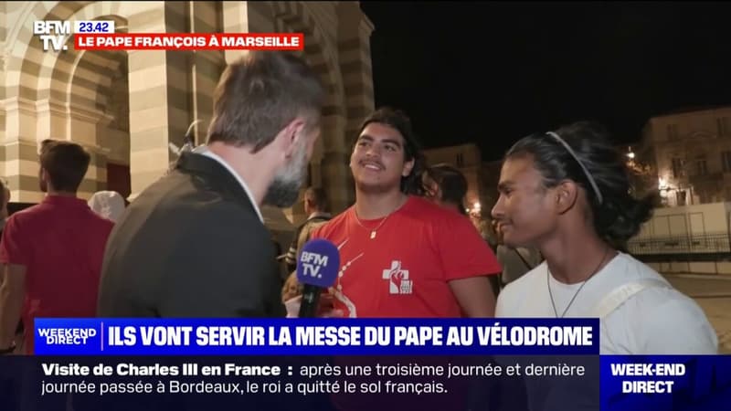 “Le pape vient au Vélodrome, c’est une chance incroyable”: Anthony et Olivier vont servir la messe du pape François ce samedi au stade Vélodrome de Marseille