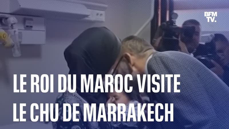 Maroc: Mohammed VI rend visite aux victimes du séisme au CHU de Marrakech
