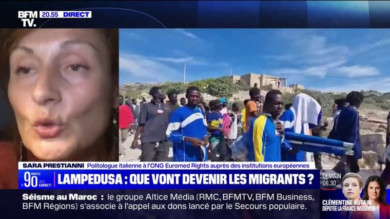 Migrants à Lampedusa: “Le gouvernement Meloni et le gouvernement Salvini ont démantelé les systèmes d’accueil”, pour Sara Prestianni (politologue italienne à l’ONG Euromed Rights)