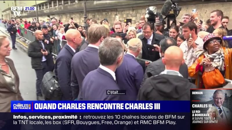 “Roi Charles, je suis ravi de vous voir. Je m’appelle Charles”: il raconte son échange avec le roi Charles III, lors de sa visite au marché des fleurs Reine-Elizabeth-II