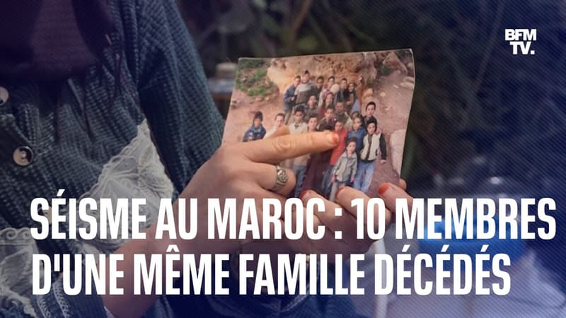Séisme au Maroc: 10 membres d’une même famille décédés