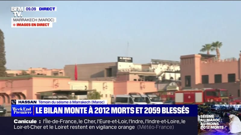 Séisme au Maroc: “C’est encore tout frais et ce n’est pas évident” témoigne cet habitant de Marrakech encore sous le choc