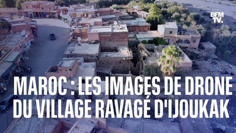 Séisme au Maroc: les images de drone du village ravagé d’Ijoukak