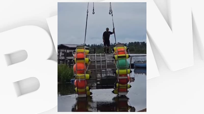 États-Unis: un homme débarqué alors qu’il tentait de traverser l’Atlantique dans une roue de hamster géante