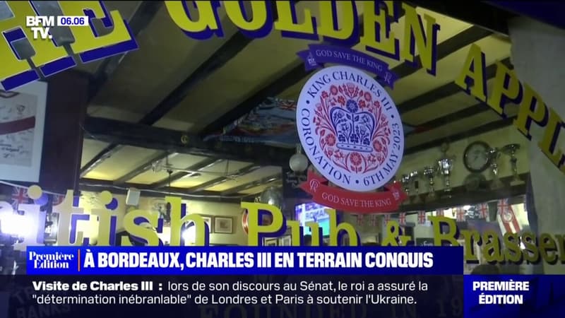 Visite de Charles III: le roi se rend en terrain conquis à Bordeaux ce vendredi pour sa dernière étape en France