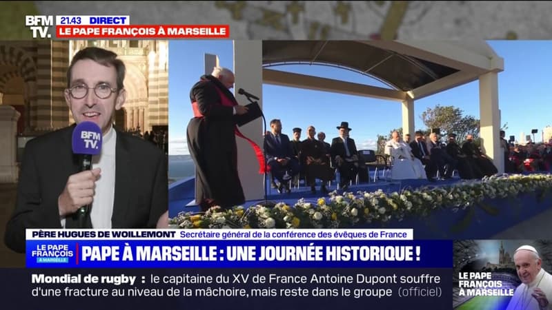 Visite du pape François à Marseille: “C’est la fête dans toute la ville”, se réjouit le père Hugues de Woillemont (secrétaire général de la conférence des évêques de France)