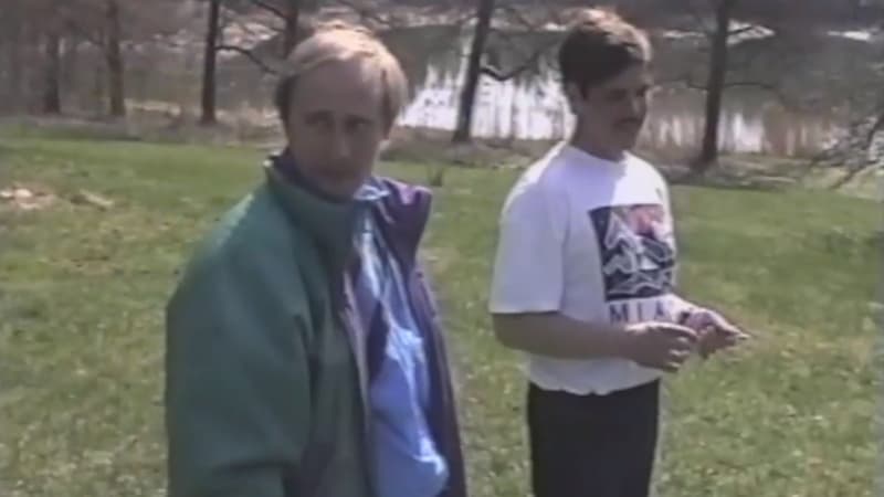 Ping-pong, pêche, cheveux longs… Une vidéo inédite de Poutine au début des années 1990 dévoilée