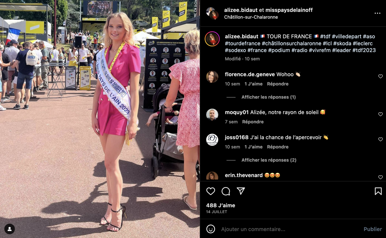 Miss France 2024 : qui est Alizée Bidaut, la sublime Miss Rhône-Alpes ?