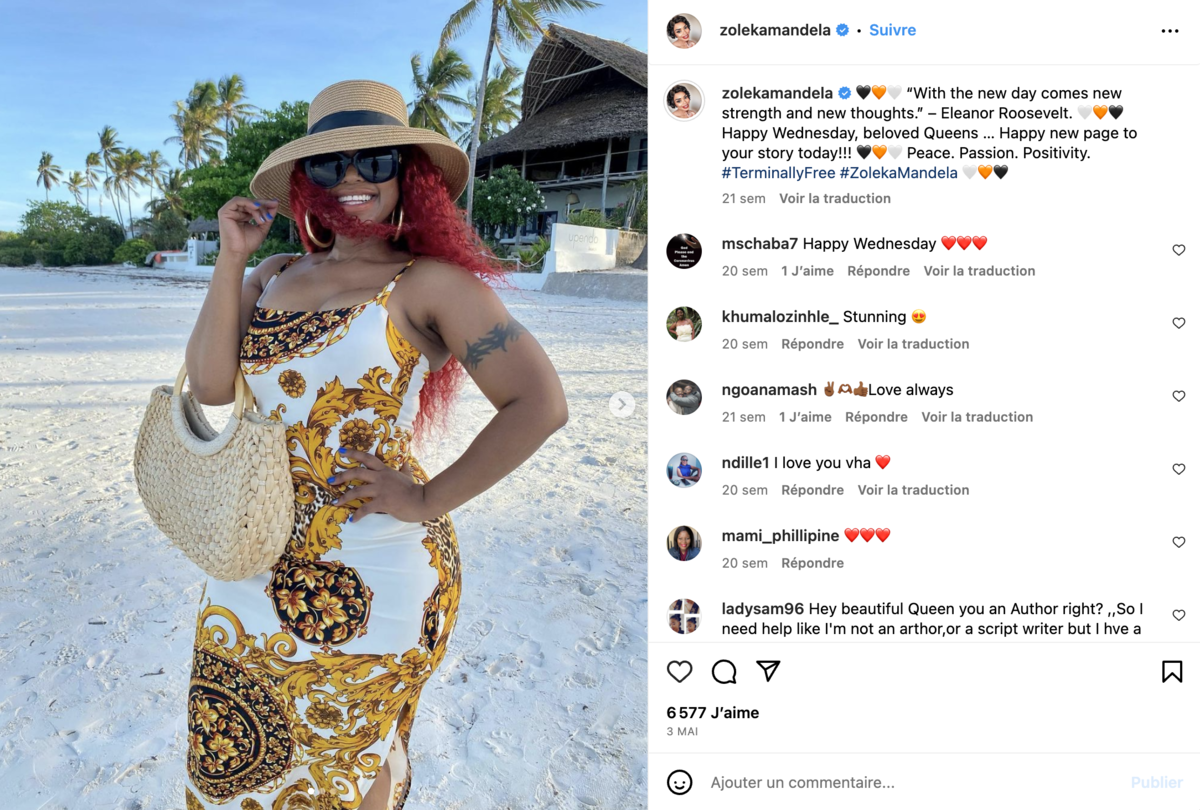 Nelson Mandela : sa petite-fille Zoleka est morte à 43 ans, la cause dévoilée