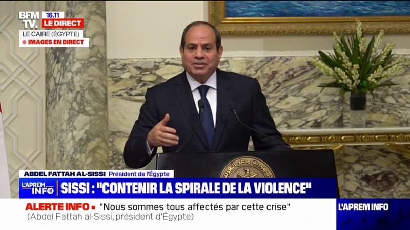 Abdel Fattah al-Sissi: “L’actuelle crise ne peut pas s’élargir et englober d’autres régions”