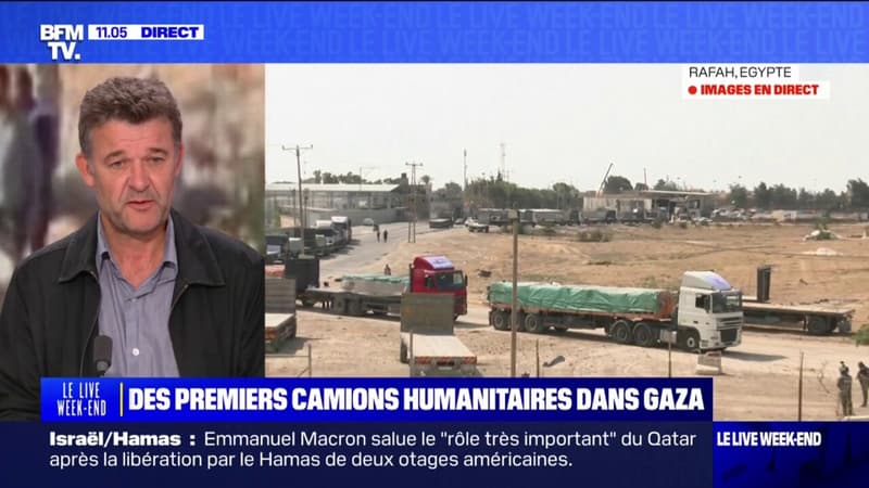 Aide humanitaire à Gaza: “Il faut au moins 100 à 150 camions qui doivent arriver par jour” affirme Jean-François Corty (Médecins du Monde)