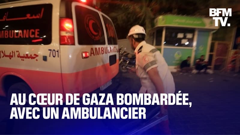Au cœur de Gaza bombardée avec un ambulancier