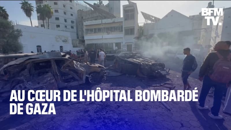 Au cœur de l’hôpital bombardé de Gaza