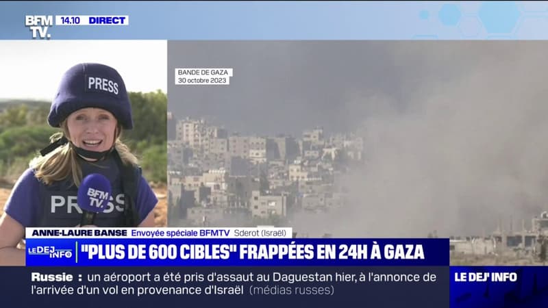 Bande de Gaza: l’armée israélienne affirme avoir frappé “plus de 600 cibles en 24h”