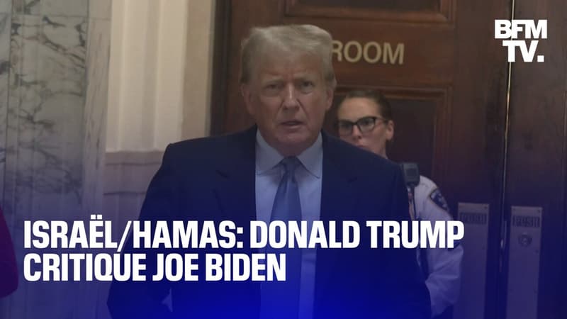 “C’est tellement inapproprié de faire cela en ce moment”: Donald Trump critique Joe Biden pour avoir envoyé de l’aide aux Palestiniens