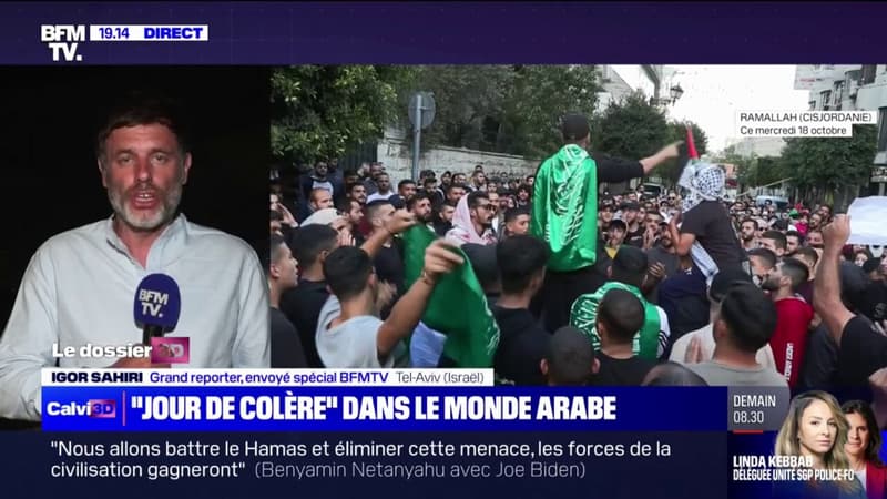 Cisjordanie: BFMTV s’est rendu à Ramallah au cœur d’une manifestation dans le cadre du “jour de colère” décrété par le Hezbollah