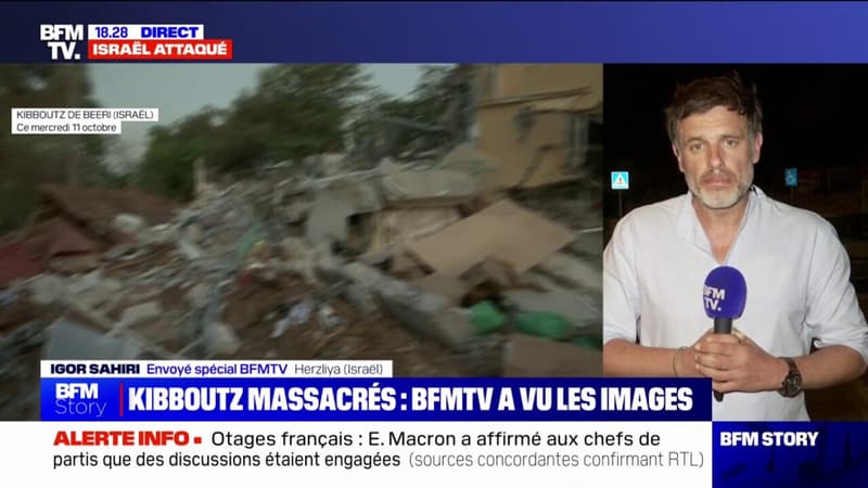 Corps ensanglantés, cadavres brûlés et mutilés… BFMTV a vu les images des Kibboutz massacrés par les soldats du Hamas