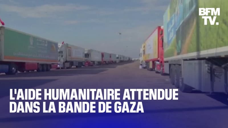 Début de l’aide humanitaire dans la Bande de Gaza