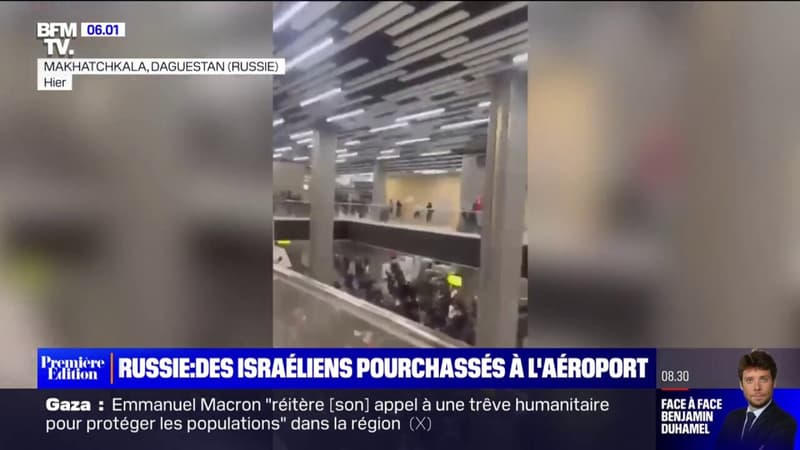 Des manifestants pro-Palestine pourchassent des Israéliens à l’aéroport de Makhatchkala, en Russie